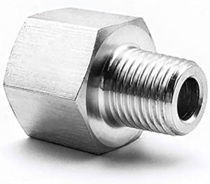 17-0512RK Fitting,1/8 NPT male/M8 x 1.25