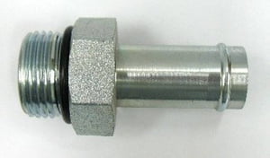 17-1021RK Fitting,1/4" x 1/8" tube/GP-204 type male thread,w/O-ring