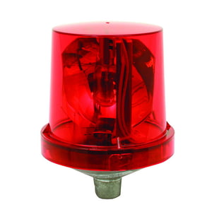 51-0055RK Rotating alarm light, red, 115 VAC, Feeral Signal 225-120V-R