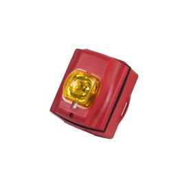 51-0098-01-AMB Strobe, red housing, with amber lens cover, 96 to 132 VAC, NEMA 3R, SpectraAlert