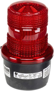 51-0174 Strobe, red, low profile,12-48 VDC in, Federal Signal Streamline LP3S-012/048R