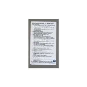 71-0152RK-SPN Quick Reference Guide,SC-01 Toxic Gas Monitor,Spanish