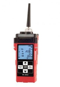 72-0290-24-C GX-2012, 4-sensor, LEL/% volume CH4/O2/H2S, with Li-ion battery pack/charger/AC adapter