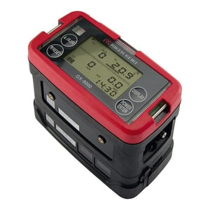 72-0327RKC GX-8000, 5 sensors, % Vol (CH4) / LEL / O2 / H2S / CO with Li-Ion battery pack and 115/220 VAC charger