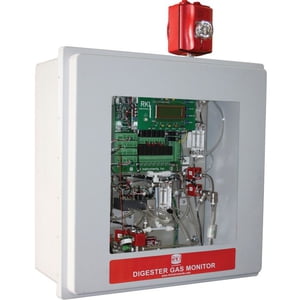 72-2120-401-3K Digester gas monitor, 100% volume CH4 / 25% volume O2 / 50% volume CO2 / 3,000 ppm H2S