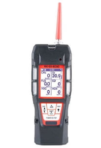 72-6AFM-C GX-6000,LEL/Oxy/H2S/CO/CO2(0-10%)/NH3(0-400ppm),w/Li-ion battery pack/100-240 VAC charger