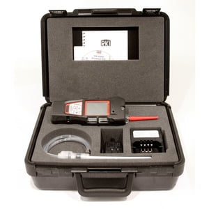 72-6ABX-C-50 GX-6000 for LEL / O2 / H2S / CO / VOC?s (0 - 6,000 ppm PID) with Li-Ion battery pack, 115 VAC charger, and padded carrying case