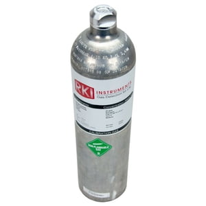 81-0154RK-02 Cylinder, H2S 25 ppm / CO 50 ppm / CH4 50% LEL / O2 12% in N2, 58AL