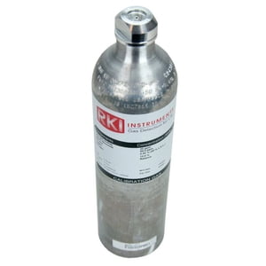 81-0154RK-04 Cylinder, H2S 25 ppm / CO 50 ppm / CH4 50% LEL / O2 12% in N2, 34AL