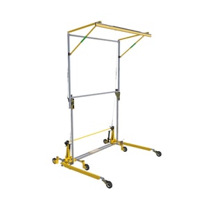 DBI-SALA 8517711 FlexiGuard C-Frame Adjustable Height Rail System with 22.5 to 38.75 ft. Height and 15 ft. Width