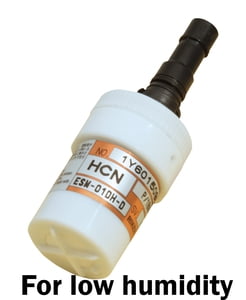 ESM-01DHL-HCN Sensor, Hydrogen Cyanide (HCN), 0 - 15 ppm, ESM-01 plug-in type, for low humidity use