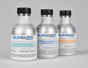 Industrial Scientific 18109566 Bump-N-Go Cylinder, 100 CO, Aluminum (5.8L)