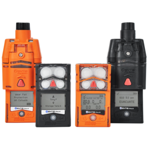 ISC-V5K-KJ432111101 Industrial Scientific Ventis® Pro5 Multi-Gas Monitor - LEL (Pentane), CO/H2S, NO2, Lithium-ion Extended Range Battery Pack, Desktop Charger, Integral Pump, High Visibility Orange, UL/CSA, Non-Wireless, English