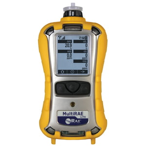 MULTIRAE Lite,csa.pump,PGM-6208.dummy.lel.h2s (0.1-100 ppm).co (0-500 ppm).o2.non-wireless.li-ion bat. w/ alk. adp..monitor only