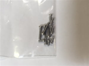 10-1100RK-02 Replacement screw sets, 2 screw types, 2 sets of 8, GX-2001