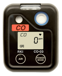 RKI CO-03 Carbon Monoxide, CO, Single Gas Personal Monitor, 73-0060