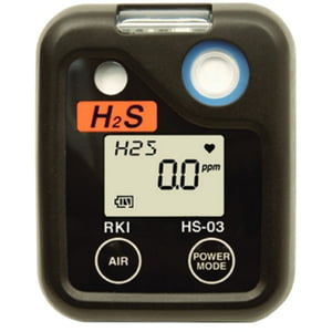 73-0062 HS-03, 0-100 ppm H2S with alligator clip and alkaline batteries