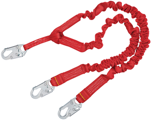 DBI-SALA 1340141 PRO 6 ft. Stretch 100% Tie-Off Shock Absorbing Lanyard with Snap Hook at Ends