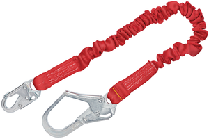 DBI-SALA 1340121 Protecta PRO 6 ft. Stretch Shock Absorbing Lanyard with Snap Hook and Steel Rebar Hook