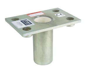 DBI-SALA 8512827 Advanced Stainless Steel Floor Mount Sleeve Davit Base