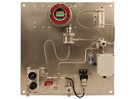 30-0954RK-263 Aspirator panel for one oxygen or toxic Direct Connect or S2 transmitter, with flow switch