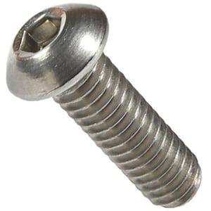 10-0531RK Screw,1/4-20 x 1.5",button hex socket head,SS