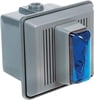 51-0131-BLU Horn with strobe, outdoor, panel mounting, 120 VAC, 4 wire, blue lens, Edwards 868STRB-N5