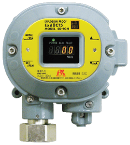 SD-1DGH-H500 SD-1GH detector head, 0-500 ppm Hexane, 4-20 mA transmitter with sample adapter