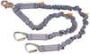 DBI-SALA 1244675 Shockwave2 Tie-Back 100% Tie-Off Shock Absorbing Lanyard 6 ft. with Snap Hook and Tie-Back Carabiner (5,000 lb. Gate Strength)