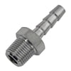 17-0645RK Barb,1/8NPT male/3/16 ID hose,stainless steel