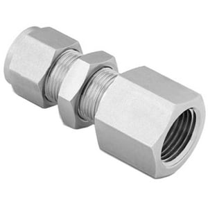 17-2893RK Bulkhead female connector,1/4"T X 1/8" NPT female,SS.