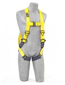 DBI-SALA 1102092 Delta? Vest-Style Climbing Harness with with Back and front D-rings, quick connect buckle leg straps (size X-Large)