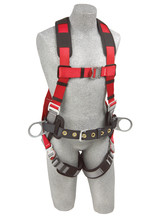 DBI-Sala 1191269 PRO Harness, Construction Style, Quick Connect Buckle Legs, Back & Side D-rings, Hip Pad and Belt, Small by Capital Safety