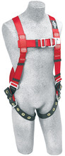 DBI-Sala 1191272 PRO Harness, Tongue Buckle legs, Back & Front D-rings, Small by Capital Safety