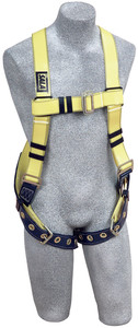 DBI-Sala 1110994 Delta II full body harness, Resist Technology webbing, vest style, back D-ring, tongue buckle legs (XL) by Capital Safety