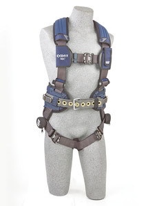 DBI-Sala 1113196 ExoFit NEX? Miner's Harness Aluminum Back & Side d-rings, locking quick connect buckles, hip pad & belt, Lumbar Protection, Size MED