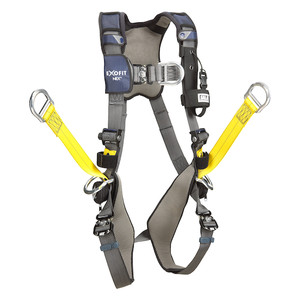 DBI-Sala 1113450 Aluminum back, front and side D-rings, hip climb assist straps for use with 6160026  (size Medium)