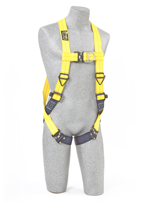 Delta Vest Style Harnesses with Front & Back D-Rings & Quick-Connect Leg Buckles Universal 1102090