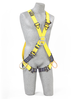 Delta Crossover Style Harnesses with Front, Back & Side D-Rings & Quick Connect Legs Large 1110727