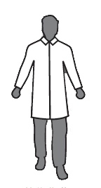 Enviroguard MicroGuard MP (8024-M) Medium Micro-Porous Breathable Lab Coat No Pockets, Open Wrist (Case of 50)