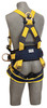 DBI-SALA 1107775 Delta Vest-Style Tower Climbing Harness with Back, front and side D-rings, belt with pad, (size Large)