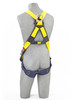 DBI-SALA 1107800 Delta Vest-Style Climbing Harness with Back, front and side D-rings, belt with pad, tongue buckle leg straps (size Large)