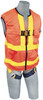 DBI-Sala 1111579 DeltaVest? Hi Vis Orange WorkVest style harness, reflective, back D-ring, Quick Connect legs (Small harness) by Capital Safety