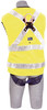 DBI-Sala 1111583 DeltaVest? Hi Vis Yellow WorkVest style harness, reflective, back D-ring, quick connect legs (Small harness) by Capital Safety