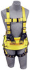 DBI-SALA 1105826 Delta Derrick Harness with Back and lifting D-rings, tongue buckle legs and pass-thru connection for 1000545 derrick belt (Small)