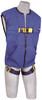 DBI-Sala 1111577 DeltaVest? Cotton Blue Workvest style harness, non reflective, back D-ring, quick connect legs (XL harness) by Capital Safety